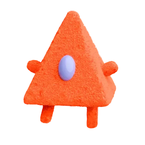 Pomarańczowa maskotka