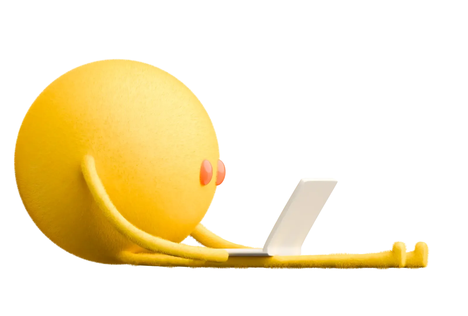 Żółty ludzik zamawiający beton towarowy